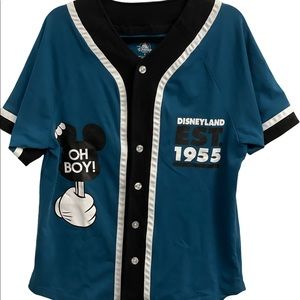 Disney Disneyland Baseball Shirt “Oh Boy” Anniversary edition Mickey ice cream